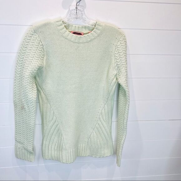 Ted Baker London Mint Light Green Lambswool Crew Neck Knit Sweater 2 (6) - Picture 2 of 7